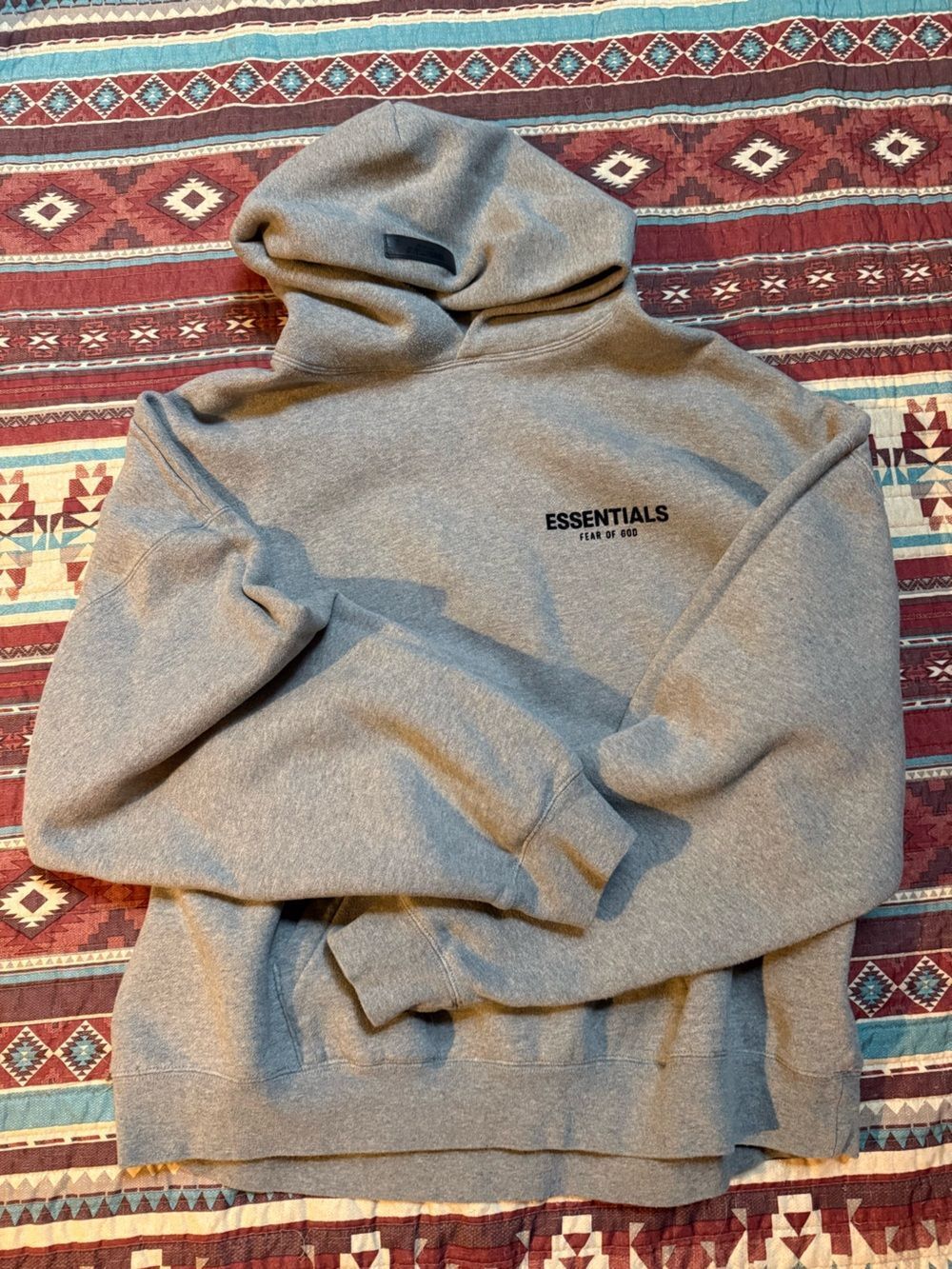 Essentials gray hoodie size XXL